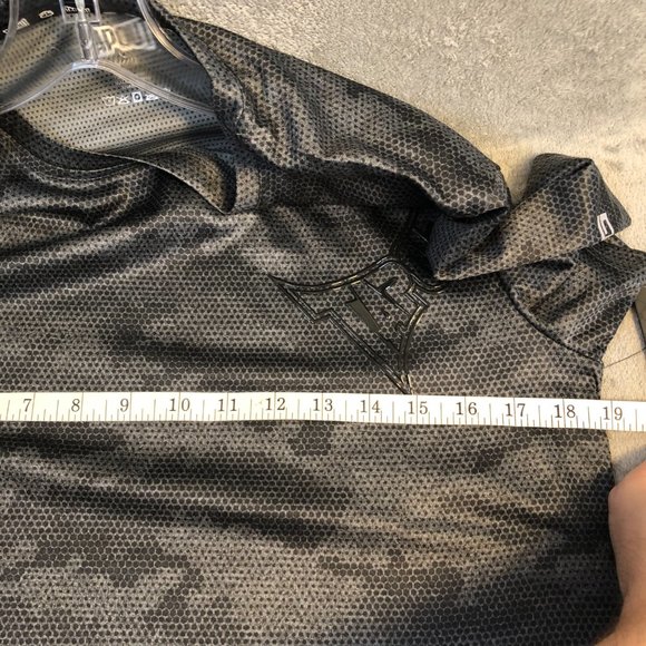 TAPOUT Shirt Men's Small Wrestling Black Logo MMA WWE TPM216B Moisture Wicking - Picture 8 of 10